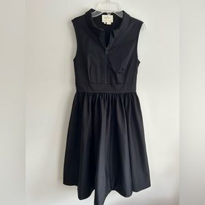 Kate spade zipper black dress size 2